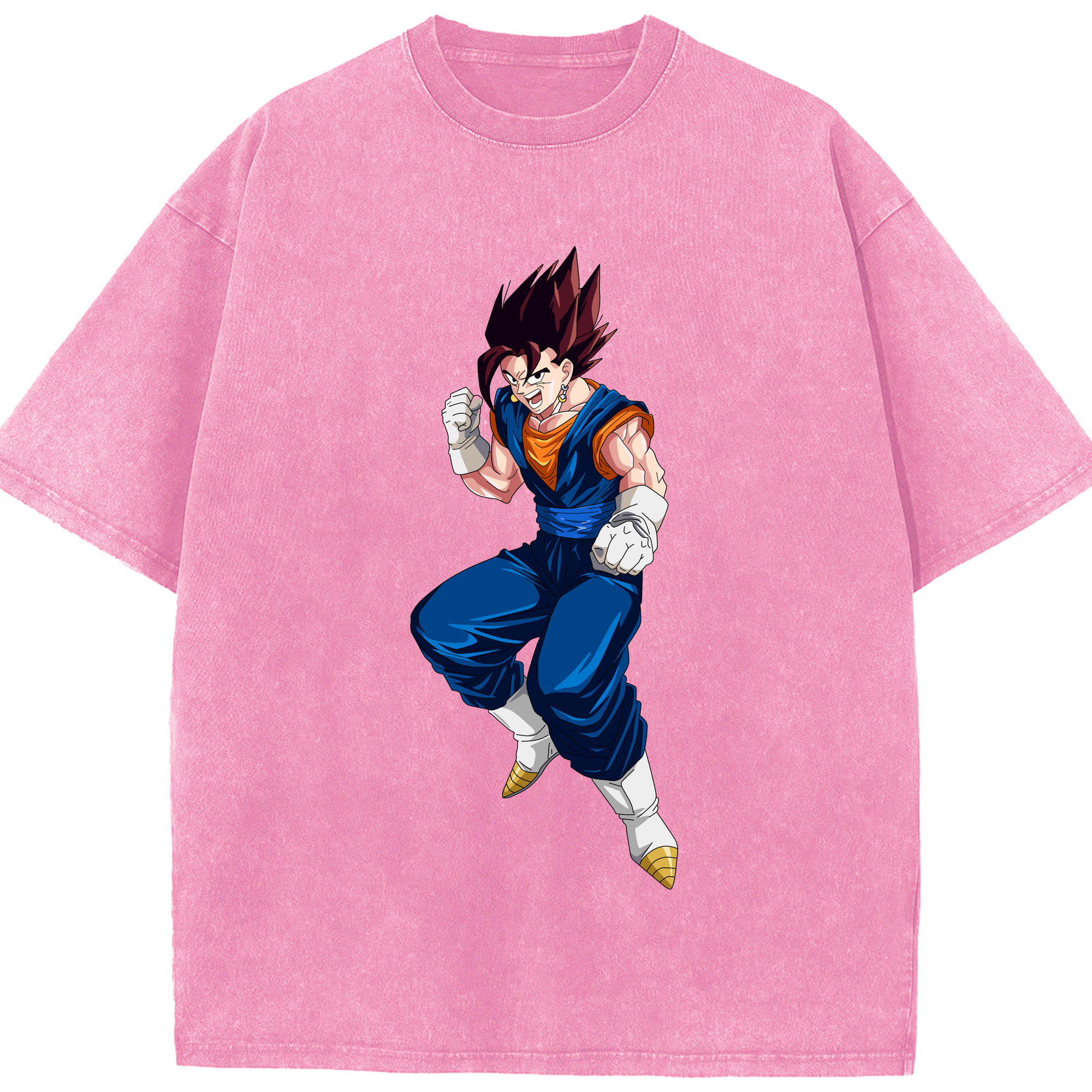 （画像用） ドラゴンボール 孫 悟飯（そんごはん）DRAGON BALL Son Gohan 綿100% ヴィンテージ風 半袖Tシャツ（フロントプリント）